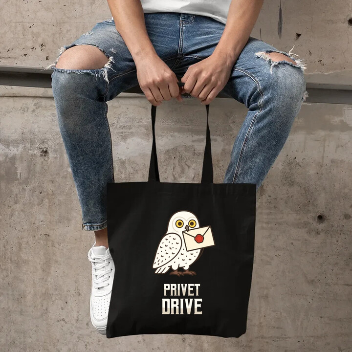 Privet Drive - Hedwiga - taška s potiskem pro fanoušky série Harry Potter pro fanoušky série Harry Potter