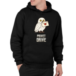 Privet Drive - Hedwiga - pánská mikina s potiskem pro fanoušky série Harry Potter