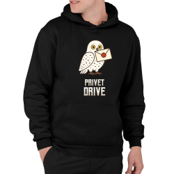 Privet Drive - Hedwiga - pánská mikina s potiskem pro fanoušky série Harry Potter