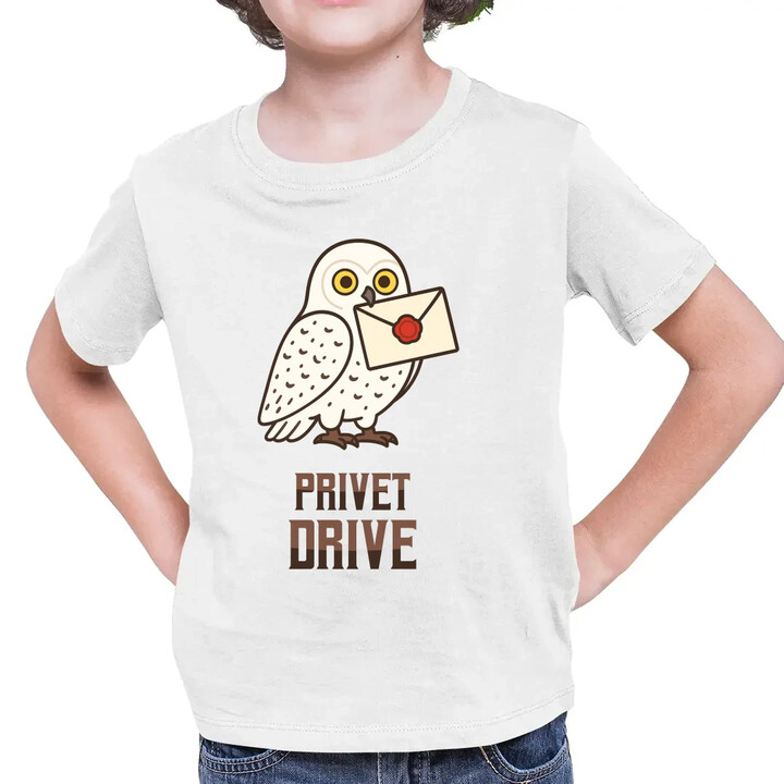 Privet Drive - Hedwiga - dětské tričko s potiskem pro fanoušky série Harry Potter