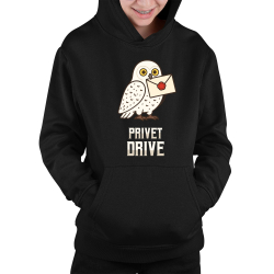 Privet Drive - Hedwiga - dětská mikina s kapucí pro fanoušky série Harry Potter