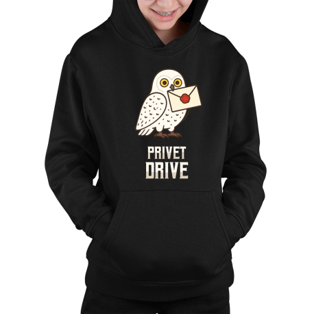 Privet Drive - Hedwiga - dětská mikina s kapucí pro fanoušky série Harry Potter