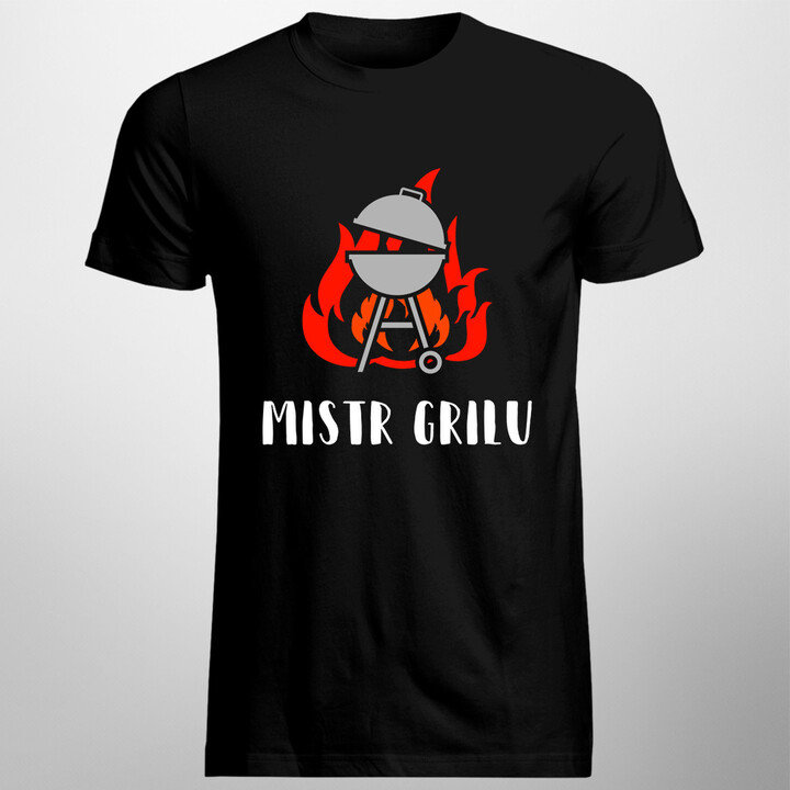 Mistr grilu - pánské tričko s potiskem