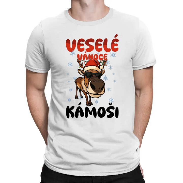Veselé Vánoce, kámoši  - pánské tričko s potiskem