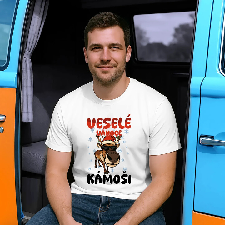 Veselé Vánoce, kámoši  - pánské tričko s potiskem