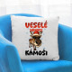 Veselé Vánoce, kámoši  - polštář s potiskem