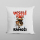 Veselé Vánoce, kámoši  - polštář s potiskem