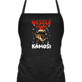 Veselé Vánoce, kámoši  - zástěra s potiskem