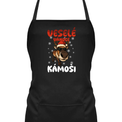 Veselé Vánoce, kámoši  - zástěra s potiskem