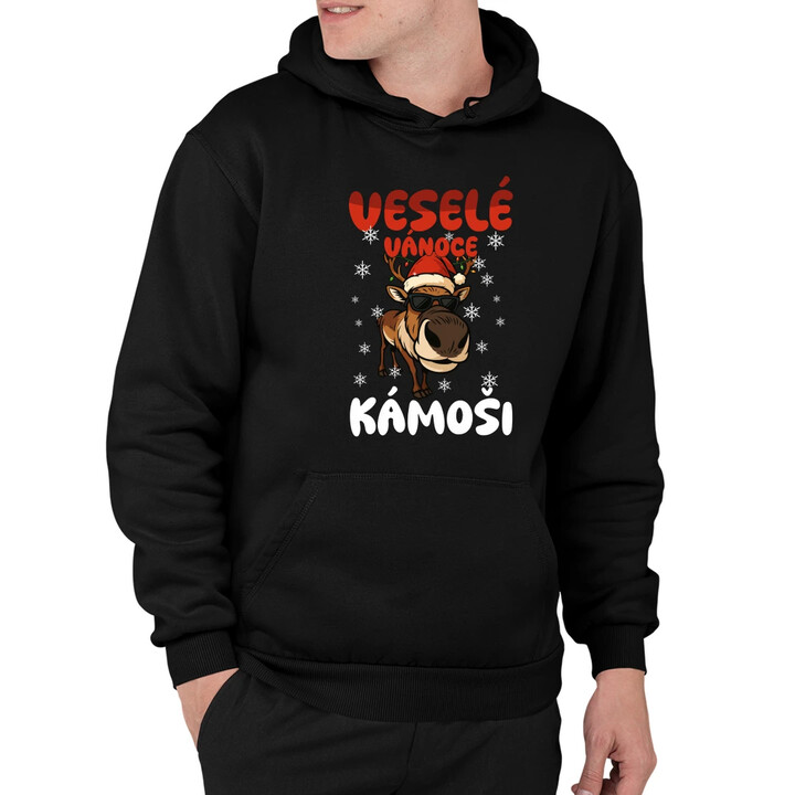 Veselé Vánoce, kámoši  - pánská mikina s potiskem
