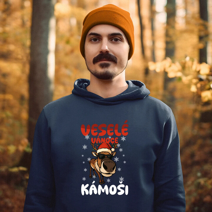 Veselé Vánoce, kámoši  - pánská mikina s potiskem