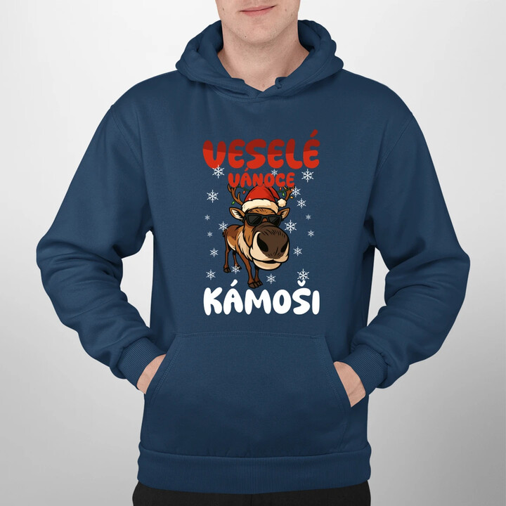 Veselé Vánoce, kámoši  - pánská mikina s potiskem