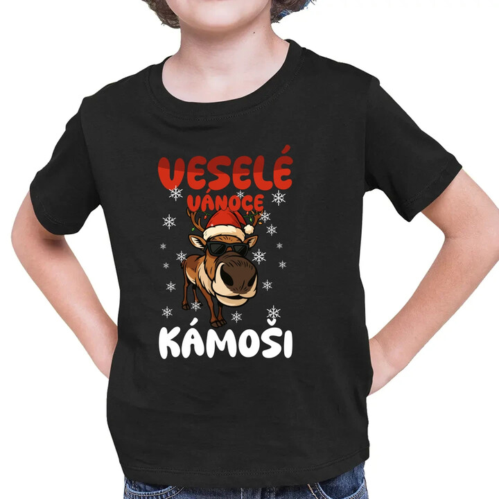 Veselé Vánoce, kámoši  - dětské tričko s potiskem