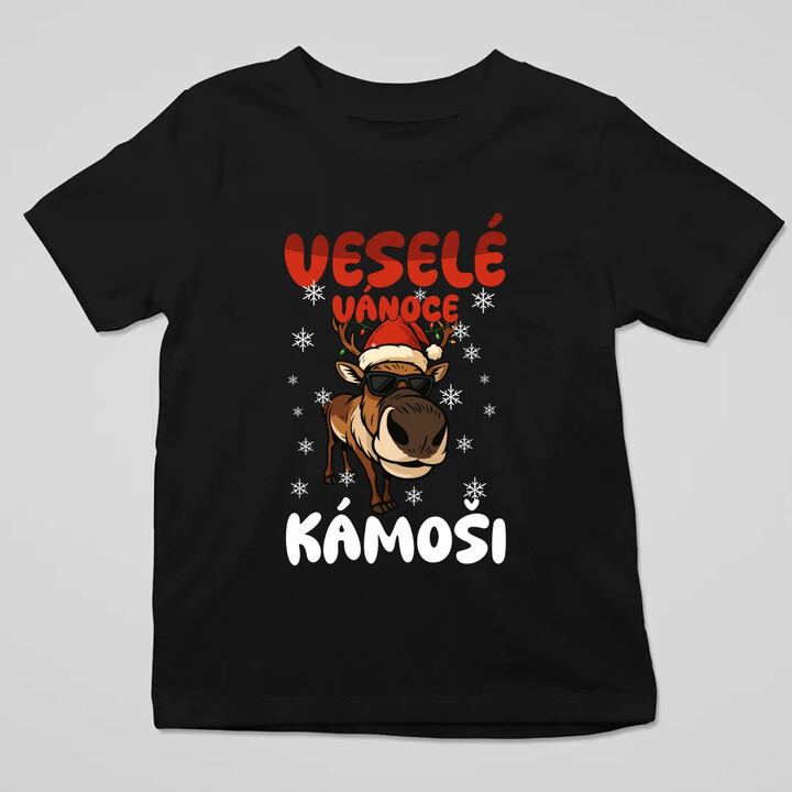 Veselé Vánoce, kámoši  - dětské tričko s potiskem