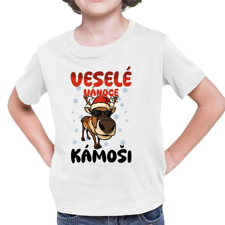 Veselé Vánoce, kámoši  - dětské tričko s potiskem