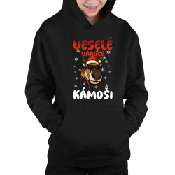 Veselé Vánoce, kámoši  - dětská mikina s kapucí