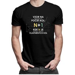 Vzor na optimální počet kol v2 - pánské tričko s potiskem