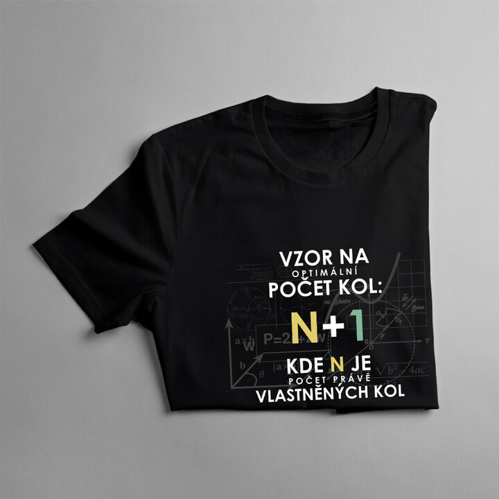 Vzor na optimální počet kol v2 - pánské tričko s potiskem