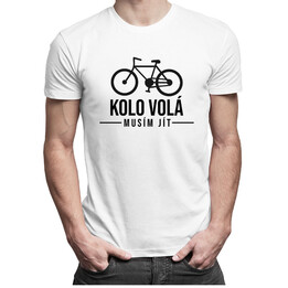 Kolo volá - musím jít - pánské tričko s potiskem