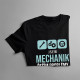 Jsem mechanik - řeším problémy - pánská trička s potiskem