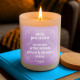 Svíčka pro sestru, která umí během jedné minuty přivést k šílenství i rozesmát  - vonná svíce s potiskem