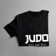 Judo: čest - víra - síla - pánská trička s potiskem