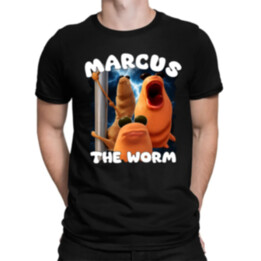 Marcus the worm - pánské tričko s potiskem
