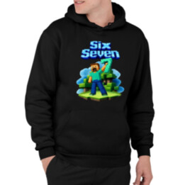 Steve 67 - Six Seven - pánská mikina s potiskem - inspirované Minecraft