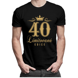 40 let - limitovaná edice - pánské tričko s potiskem
