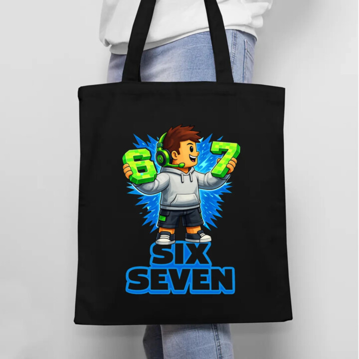 67 Six Seven - taška s potiskem - inspirované Roblox