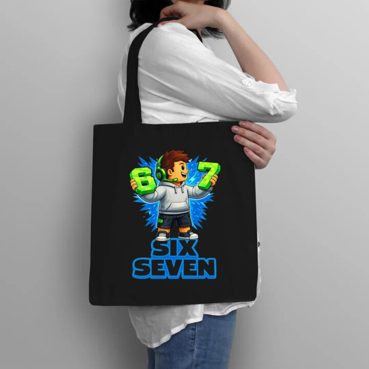 67 Six Seven - taška s potiskem - inspirované Roblox