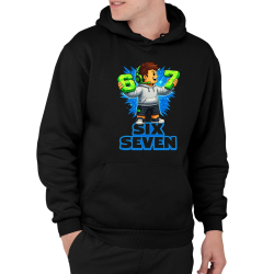 67 Six Seven - pánská mikina s potiskem - inspirované Roblox
