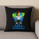 67 Six Seven - černý polštář s potiskem - inspirované Roblox