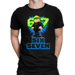 Six Seven 67 - pánské tričko s potiskem - inspirované Roblox