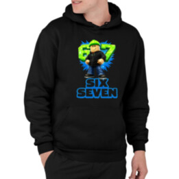 Six Seven 67 - pánská mikina s potiskem - inspirované Roblox