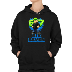 Six Seven 67 - dámská mikina s potiskem - inspirované Roblox