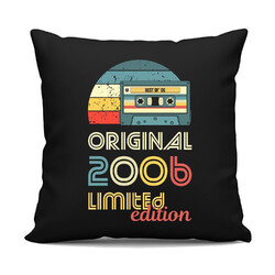 Original - best of' 2006 - černý polštář s potiskem