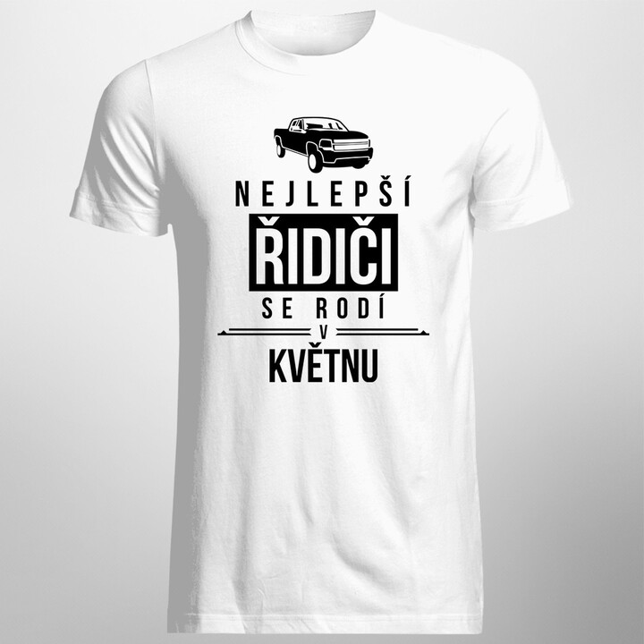 Nejlepší řidiči se rodí v květnu - pánská trička  s potiskem