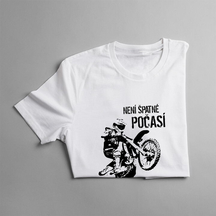 Není špatné počasí - pánská trička  s potiskem