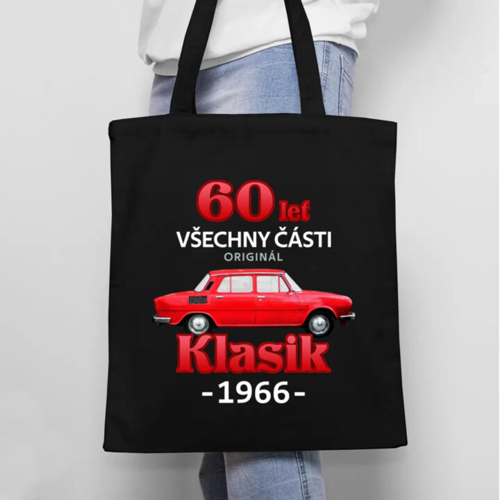60 let - všechny části originál - Klasik 1966 - taška s potiskem