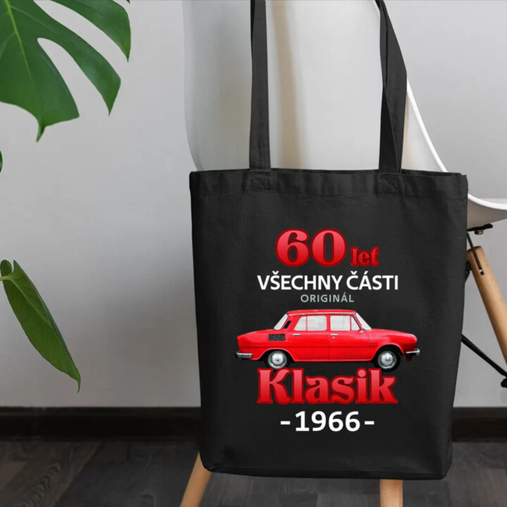 60 let - všechny části originál - Klasik 1966 - taška s potiskem