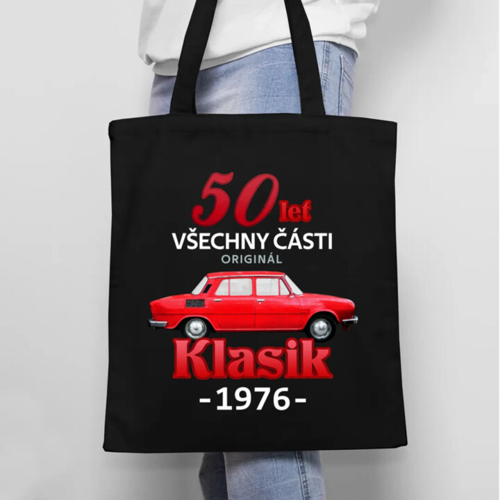 50 let - všechny části originál - Klasik 1976 - taška s potiskem