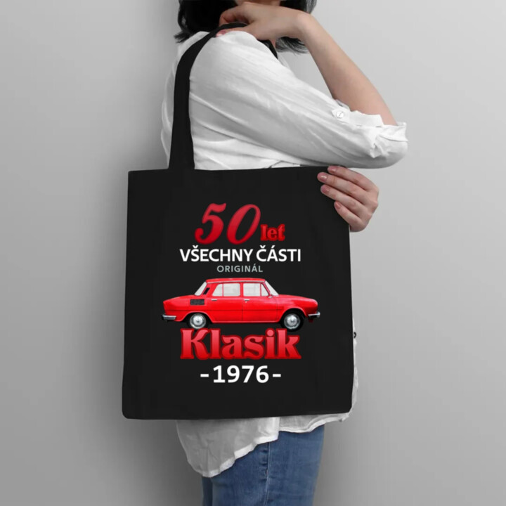 50 let - všechny části originál - Klasik 1976 - taška s potiskem