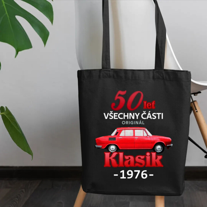 50 let - všechny části originál - Klasik 1976 - taška s potiskem