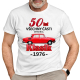 50 let - všechny části originál - Klasik 1976 - pánské tričko s potiskem