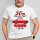 50 let - všechny části originál - Klasik 1976 - pánské tričko s potiskem