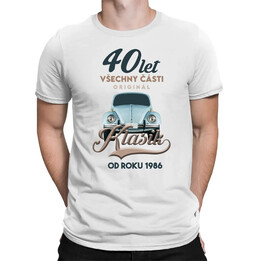 40 let - Všechny části originál - Klasik od roku 1985 - pánské tričko s potiskem