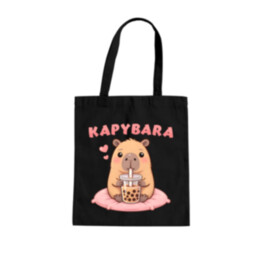 kapybara - bubble tea - taška s potiskem