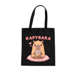 kapybara - bubble tea - taška s potiskem