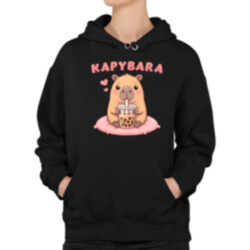 kapybara - bubble tea - dámská mikina s potiskem